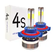 H13 9008 6000K White LED Kit Headlight Bulb 80W Super Bright for Jeep Wrangler (for: Suzuki)