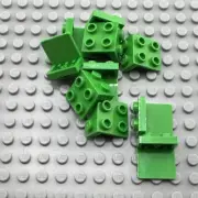LEGO Bracket - Bright Green - 1 x 2 - 2 x 2 - QTY x10