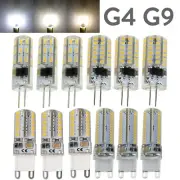 Mini LED Light Bulb G4 G9 Silicone Crystal 3W 5W 6W 10W 3014 SMD 110V 220V Lamp