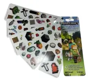 Minecraft Flip Sticker Book Enderman Creeper Skeletons 6 Sheets (NEW)