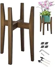 Plant Stand Plant Pot Stand Floor Type Cross Bamboos Flower Stand Corner Flower Holder Indoor Plants Stands Stable for Indoor Outdoor Flower Stand