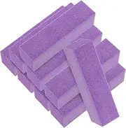 DEARMAMY 10Pcs Nail Files Sponge Nail Buffer Blocks for Manicure Safe Durable Nail Smoother for Thick Toenails Chic Design for Gel Polish Application