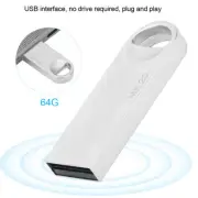 64GB Metal USB 2.0 Flash Drive Memory Stick Pen U Disk Key Thumb PC Storage