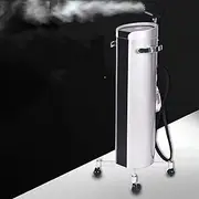 0.26NM Nano Hair Steamer, Hair Care Machine with Blue Light Nano Nozzle, Adjustable 9 Levels Mist Output and 0-60min Timing, Even Fine Mist and Deep Into Scalp 5-8 Cm, for Repair Damaged Cells