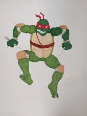 Raphael 11x14 ORIGINAL COLOR ILLUSTRATION By Luke Kororolowicz