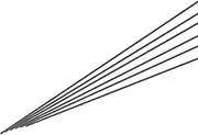 uxcell Carbon Fiber Rod, 0.5mm x 150mm Carbon Rod Bar for RC Airplane DIY Craft Kite Wing Tube Quadcopter Arm Repair Pack of 6