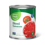 , Diced Canned Tomatoes in Tomato Juice, 28 Oz (Previously Happy Belly, Packag