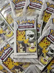 General Mills 2021 Pokemon 25th Anniversary 3 Card Pack - Pikachu 25th SWSH039