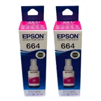 在飛比找PChome24h購物優惠-EPSON T664300 原廠紅色墨水匣