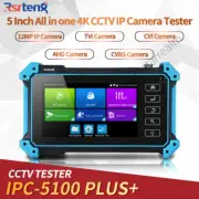 Rsrteng IPC-5100 Plus 4K Security Camera Monitor CCTV HDIM WIFI CVI AHD POE TVI