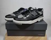 New Balance 550 Men Sz 10 Black Gray Marblehead BB550SR1 Sneakers