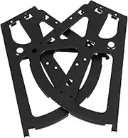 Generic 2pcs Shoe Rack Fittings Soft Close Hinges for Flip Frame Shoe Cabinet Space Saving Hardware for