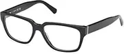 [GUESS] GU50150 001 Shiny Black 55/16/145 Men's Glasses, 001 Shiny Black, 55/16/145