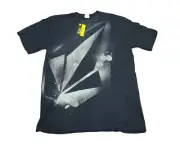 Volcom Youth Black Big Logo T Shirt Size Large NWT