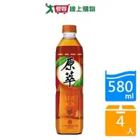 在飛比找ETMall東森購物網優惠-原萃日式焙茶580ml x4罐【愛買】