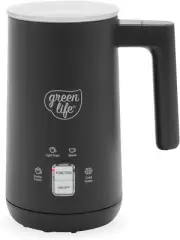 Ceramic Electric Milk Frother, 10Oz, 4-In-1, Auto Hot and Cold Foam, Dense and L