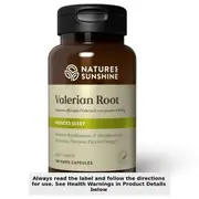 Nature's Sunshine Valerian Root 440mg 100 Capsules