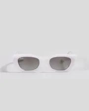 [Ray-Ban] Ray-Ban Men's Zena Sunglasses in White Snow/Grey Gradient One Size White Snow/Grey Gradient