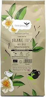 Tea People Organic Tulsi Loose Leaf Herbal Tea in a Small Catering Pack 200 g