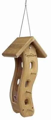 Kettle Moraine Small Wave Goldfinch Bird Feeder for Nyjer Thistle Seed #8110N