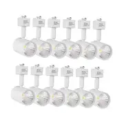 LED Track Lighting Heads Compatible with Single Circuit J Type Rail Ceiling