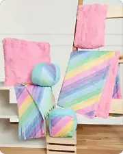 Shannon Rainbow Beginner Box Kit Learn to Sew With Cuddle 6 Projects 3 yds Fabri