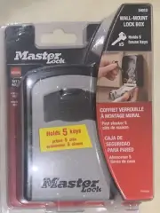 Master Lock 5401D Own Combination Wall Mount - Black