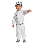 Star Wars Stormtrooper Costume w/ Headpiece Dress Up Party White