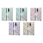 OFFICIAL MONIKA STRIGEL ANIMAL PRINT GLITTER LEATHER BOOK CASE FOR SAMSUNG 1