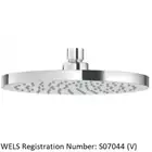 Methven KROME DRENCHER ROSE 200mm WELS 3-Star 9L/Min Chrome Plated 17-7233M