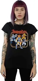 [Absolute Cult] Thundercats Women's Group Frame T-Shirt Black X-Large
