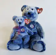 Ty Periwinkle Teddy Bear Bundle Beanie Babies + Buddy Buddies Soft Toy With Tags