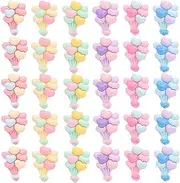 [HAIEED] 30Pcs Colorful Slime Charms Balloons Shape Resin Flatback Charm Cute Kawaii Charms Balloon Flat Back Charm Slime Beads Embellishments for Crafting Diy Crafts Hair Clips Phone Case Jewelry Making