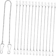 GARVALON 24pcs Hanging Chain Link Chain Decor Hanging Planter Chain Billboards Hangers Ornaments Hangers Ornament Hook Plant Hangers Chain Hooks Chain with Hook Hangers for Billboards