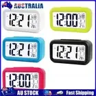 AU Temperature Alarm Clock LED Digital Backlight Calendar Snooze Mute Clock