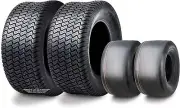 4 WANDA Zero-Turn Lawn Mower Turf Tires 13x6.50-6 & 24x9.50-12 /4PR -13207/13050