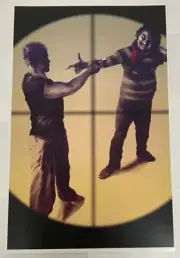 Darkslinger Comics Poster Le Mime Vs David From Ghost Assassin By Marco Roblin
