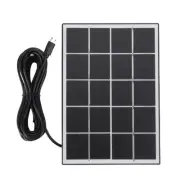 3.3W Solar Panel Charger Micro Usb&Type-C with 360 Degree Adjustable Mounting fo