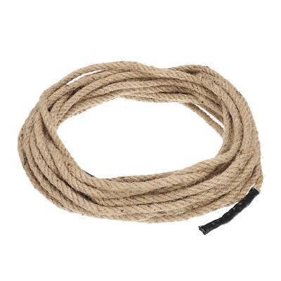 1/2" x 50' Jute Rope Natural Jute String Twine Twisted Manila Rope Burlap Rope