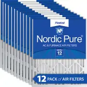 Nordic Pure 18x20x2 Pleated MERV 12 Air Filters 12 Pack