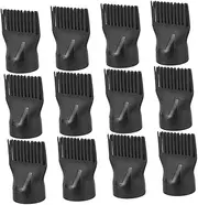 15pcs Professional Hair Dryer Diffuser Combs for Wavy Hair Easy Install Blow Dryer Attachment Heat Resistant Comb Nozzles