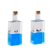 Unique Cartoon Oil Drops Liquid Motion Bubbler Timer Ornaments Desk Display