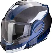 Scorpion EXO-Tech Evo Team, modular helmet , color: Black/Blue/White , size: XL