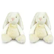 2x Frankie & Friends Frankie Bunny Cream Soft Plush Kids/Children 32cm Toy 3y+