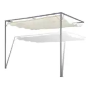 Outdoor Awning Gazebo Retractable Roof Garden Party Shade Tent Canopy Marquee 3m