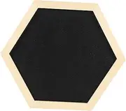Board 1pc Wooden Frame Photo Display Board Memo Board Felt Home Office Decor