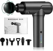 Deep Tissue Massage Gun, Electric Muscle Massager, Handheld Massager for Muscle Deep Relaxation (Black)