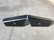 Black Aluminium Under Tray Underboay Ute Truck Tool Box Storage 950 x 200x 440