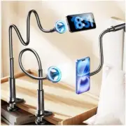 Flexible Gooseneck Magnetic Phone Holder for Bed and Desk Compatibility