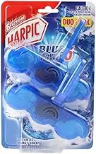 Harpic Blue Power Toilet Cage Duo Pack Atlantic Burst Scent 39g PK2